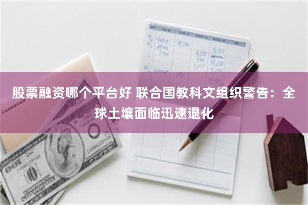 股票融资哪个平台好 联合国教科文组织警告：全球土壤面临迅速退化