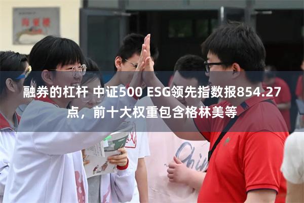 融券的杠杆 中证500 ESG领先指数报854.27点，前十大权重包含格林美等