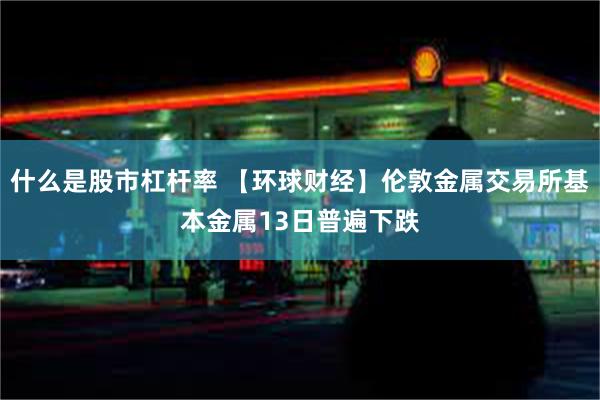 什么是股市杠杆率 【环球财经】伦敦金属交易所基本金属13日普遍下跌