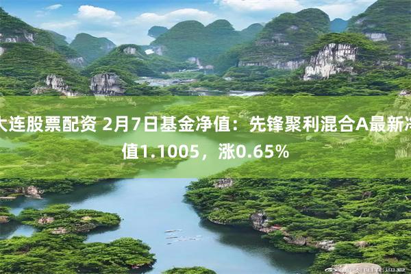 大连股票配资 2月7日基金净值：先锋聚利混合A最新净值1.1005，涨0.65%