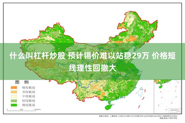 什么叫杠杆炒股 预计锡价难以站稳29万 价格短线理性回撤大