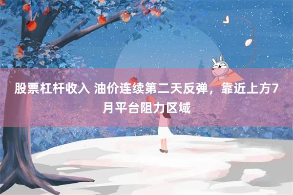 股票杠杆收入 油价连续第二天反弹，靠近上方7月平台阻力区域