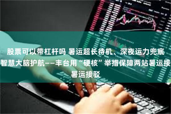 股票可以带杠杆吗 暑运超长待机、深夜运力兜底、智慧大脑护航——丰台用“硬核”举措保障两站暑运接驳