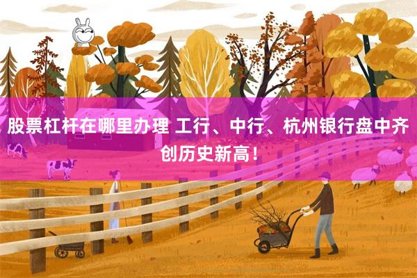 股票杠杆在哪里办理 工行、中行、杭州银行盘中齐创历史新高！